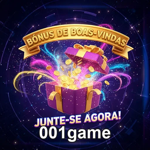 Imagem promocional de bônus no site 001game, destaque para oferta especial de bônus 07 para jogos online.