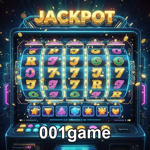 Imagem de uma máquina caça-níqueis do 001game, destacando o slot 07, ideal para jogos online no site 001game.